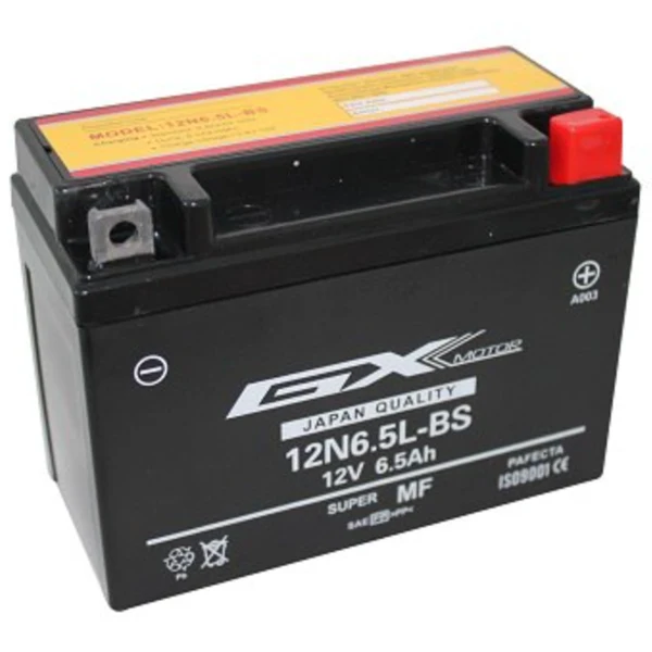 BATERIA 12N6.5L-BS GX Batería MF 12N6.5L-BS NKD / SL / EVO